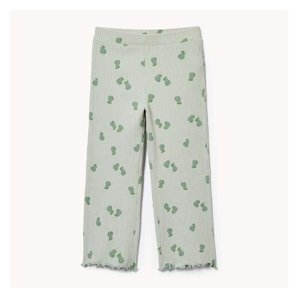 Toddler Girls' Wide Leg Pant - Dusty Aqua
