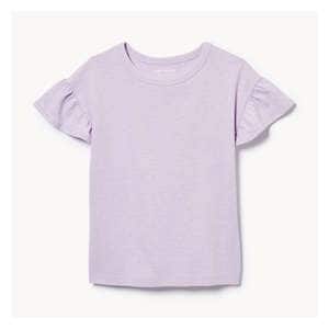 Toddler Girls' Ruffle Top - Light Lilac