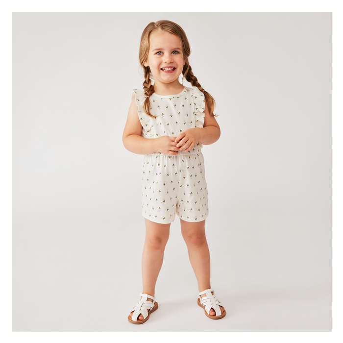 Toddler Girls' Knit Romper