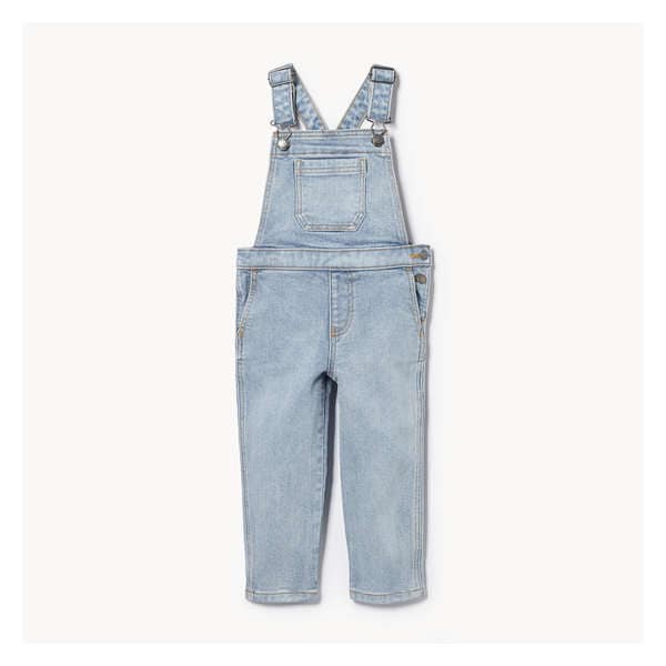 Toddler Girls' Denim Overall - Light Vintage