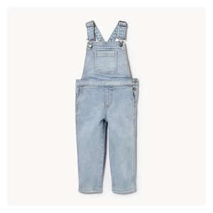 Toddler Girls' Denim Overall - Light Vintage
