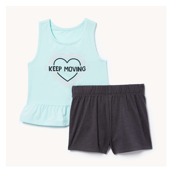 Toddler Girls' Active 2-Piece Tank Set