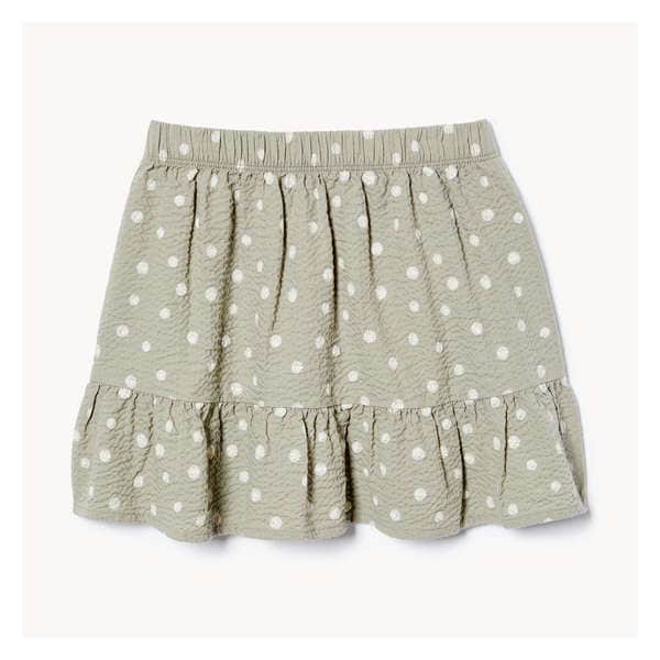Toddler Girls' Woven Skirt - Light Khaki Green