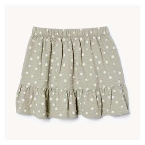 Toddler Girls' Woven Skirt - Light Khaki Green