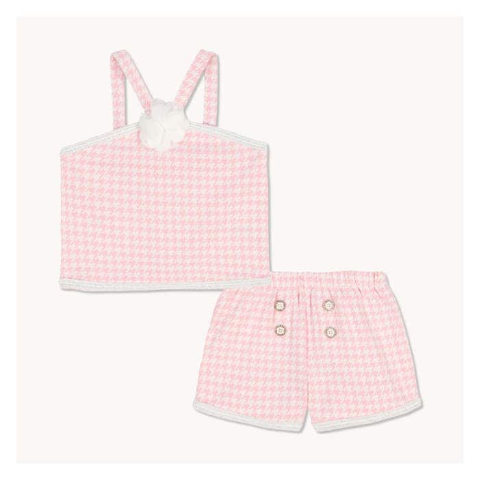 Toddler Girls' 2-Piece Gingham Print Set