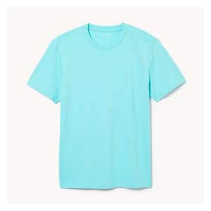 Men's Essential Crew Neck Tee - Aqua
