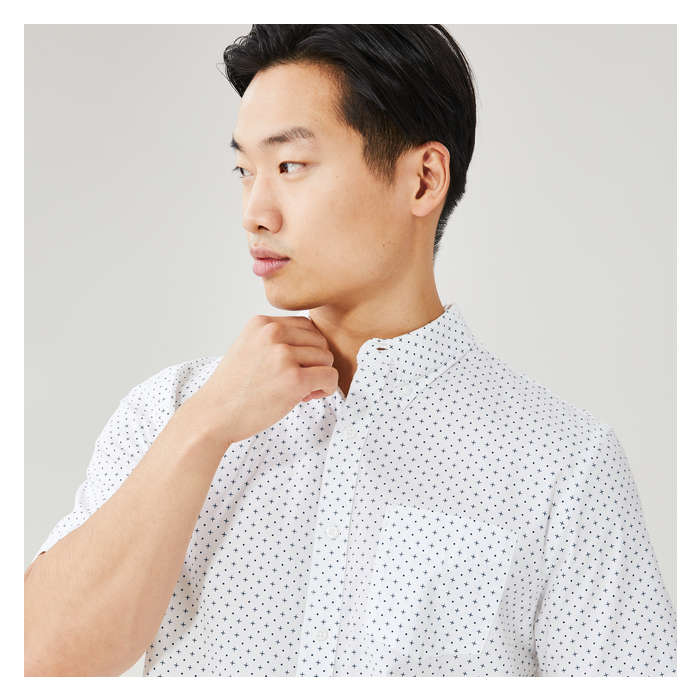 Men's Flex Short Sleeve Button-Down Shirt