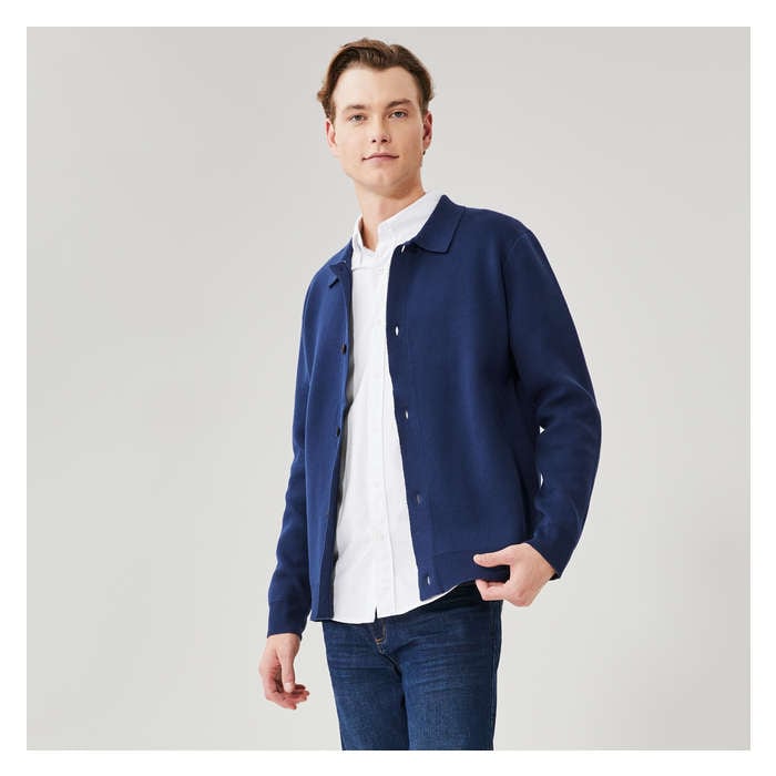 Men's Milano Button-Up Sweater