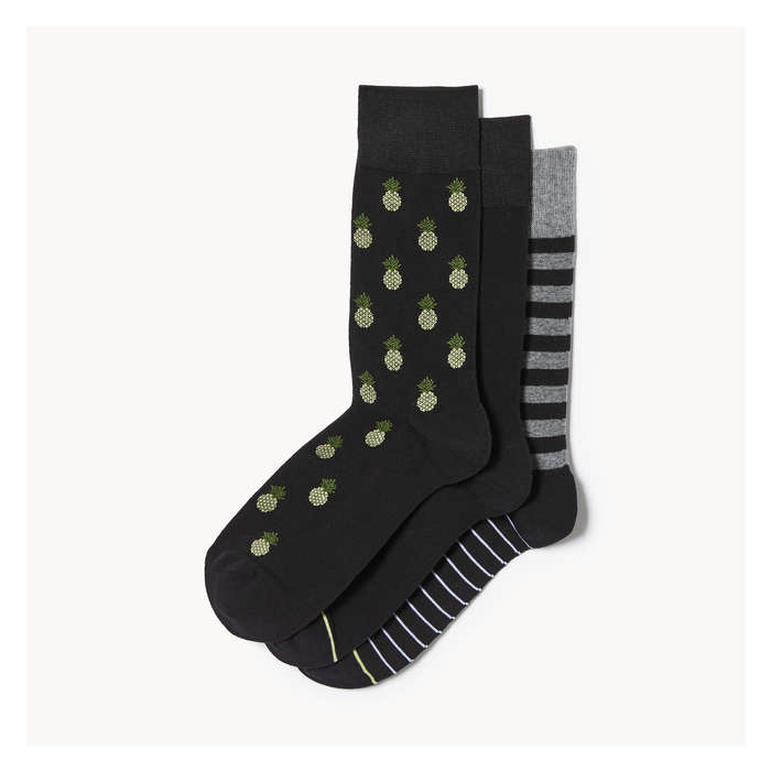 Men's 3 Pack Crew Socks