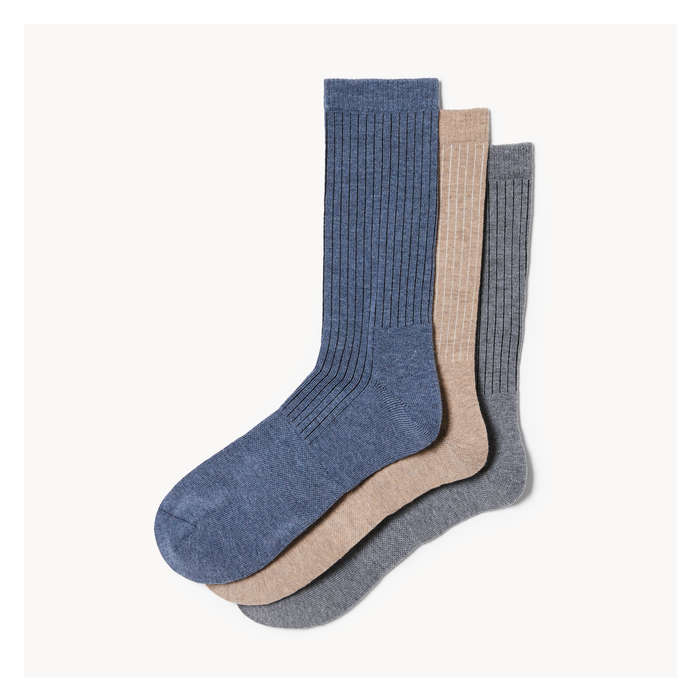 Men's 3 Pack Crew Socks
