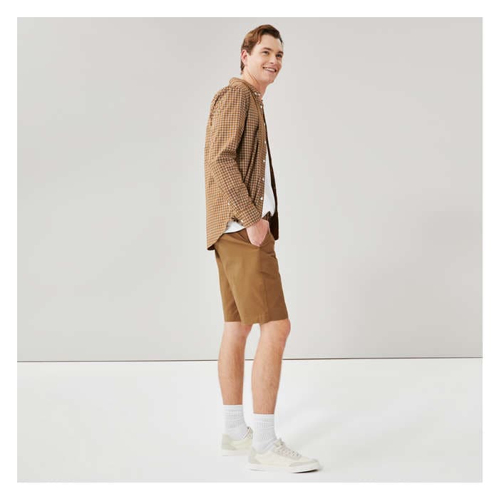 Men's Essential Flex Chino Short - Brown