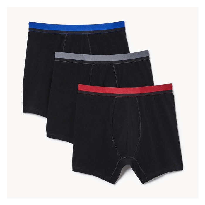 Men's 3 Pack Boxer Brief - Black