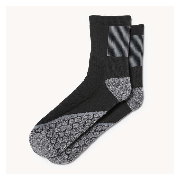 Men's 2 Pack Quarter-Crew Socks
