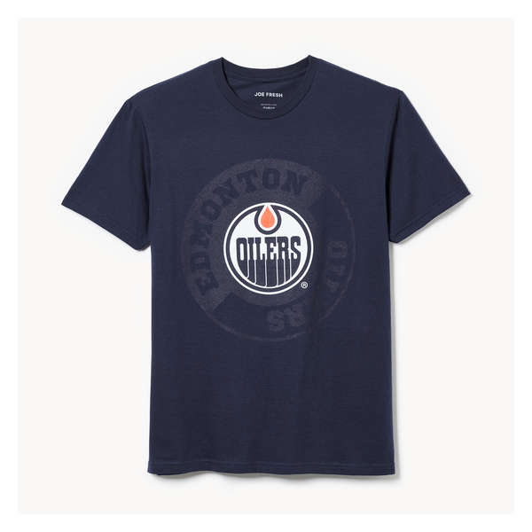 Adult NHL Edmonton Oilers T-Shirt - Dark Navy