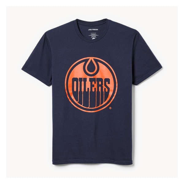 Adult NHL Edmonton Oilers T-Shirt - Dark Navy