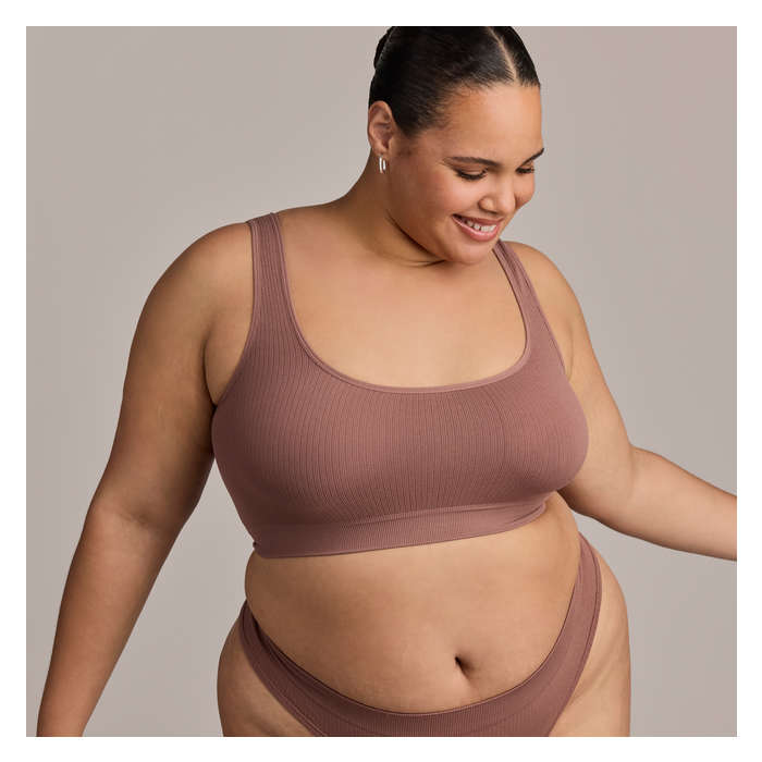 Women+ 2 Pack Seamless Rib Bralette
