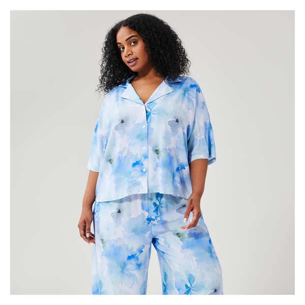 Women+ Pajama Shirt - Powder Blue