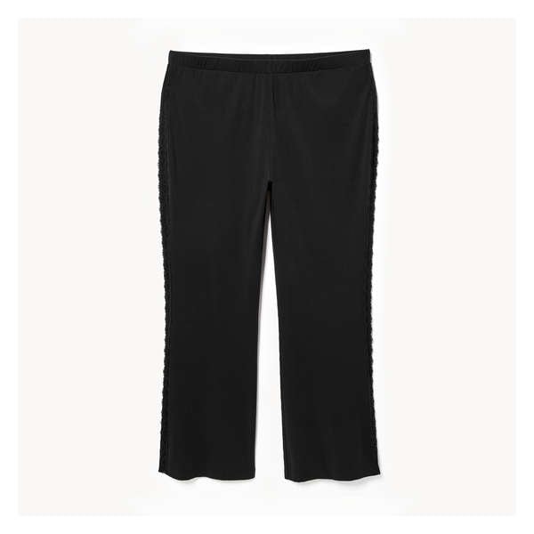 Women+ Modal Lace Flare Sleep Pant - Onyx