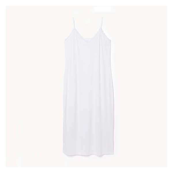 Women+ Modal Lace Sleep Dress - White