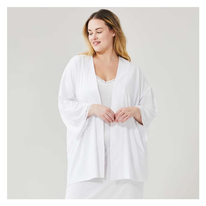 Women+ Modal Lace Sleep Kimono