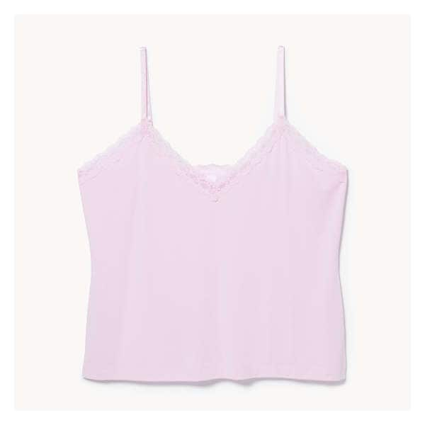 Women+ Modal Lace Sleep Tank - Pale Pink