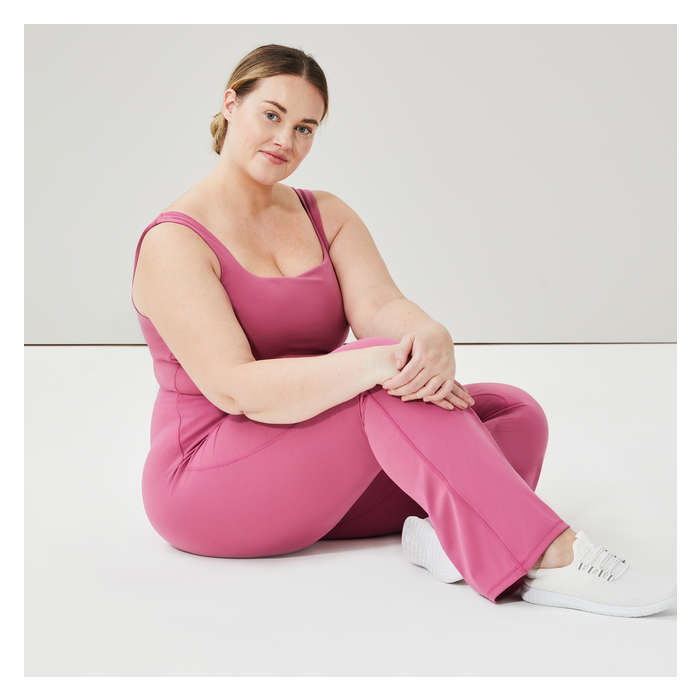 Women+ Active Balance Slit Flare Legging