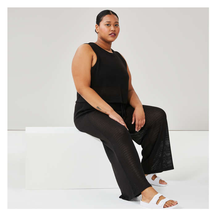 Women+ Crochet Pant Cover-Up