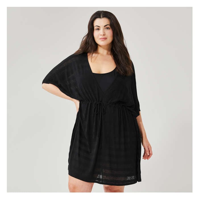 Women+ Knit Poncho Cover-Up