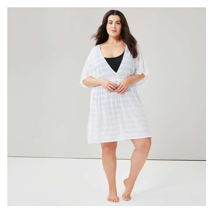 Women+ Knit Poncho Cover-Up