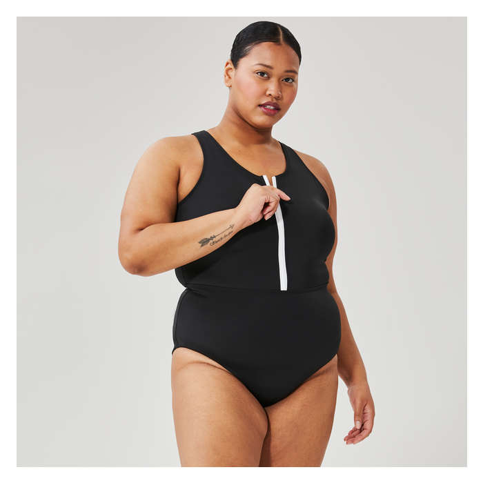 Women+ Half-Zip Swimsuit