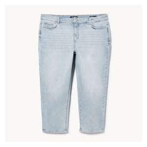 Women+ Light Wash Relaxed Fit Jean - Light Wash