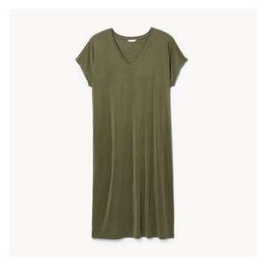 Women+ Sandwash Dress - Dark Olive