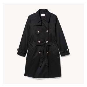 Women+ Trench Coat - JF Black
