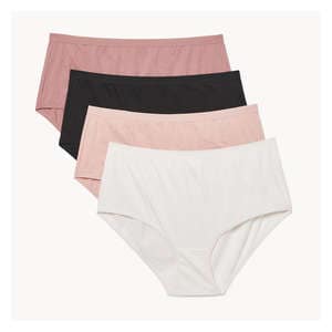 Women+ 4 Pack Organic Cotton Brief - Multi