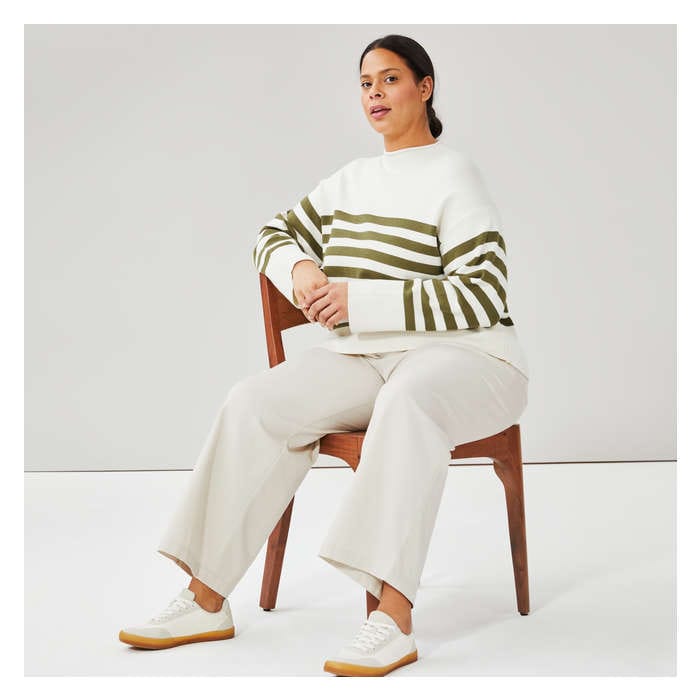 Women+ Stripe Pullover