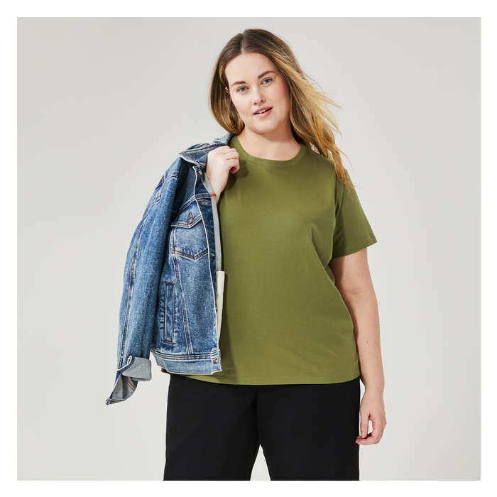 Aux Femmes T-shirt classique Femmes+ - Olive