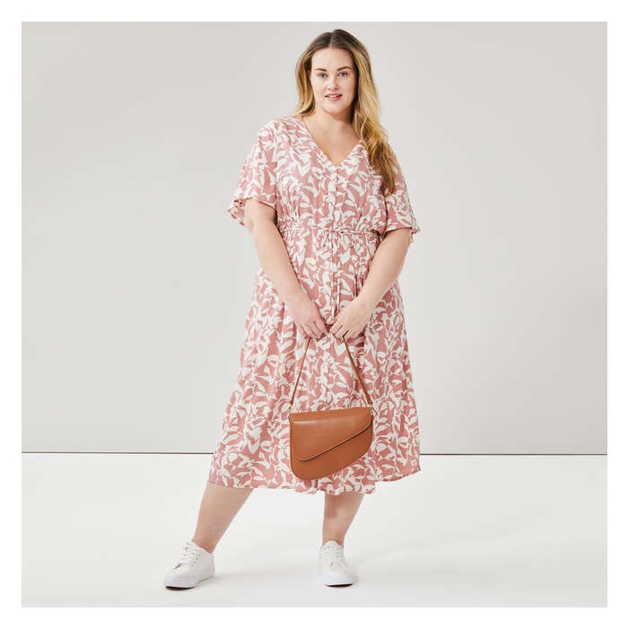 Women+ Pintuck Midi Dress