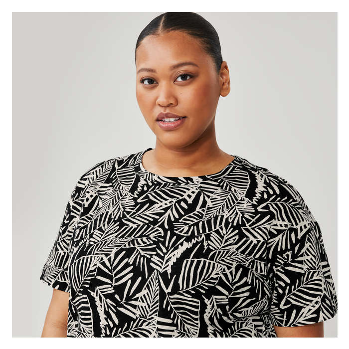 Women+ Printed Boxy T-Shirt