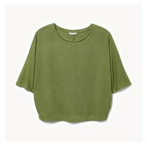 Women+ Dolman Sleeve Knit Top - Olive