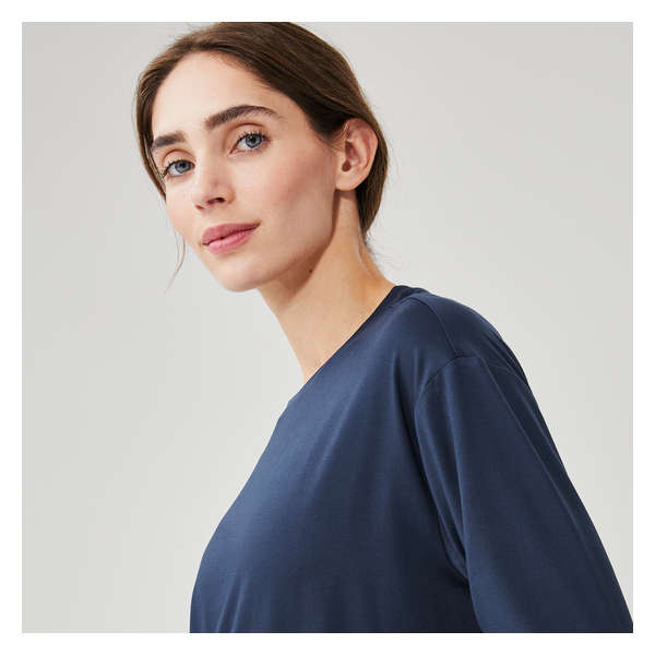 Active Crop Long Sleeve - Navy