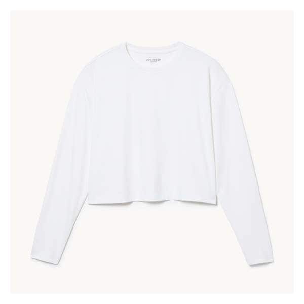 Active Crop Long Sleeve - White