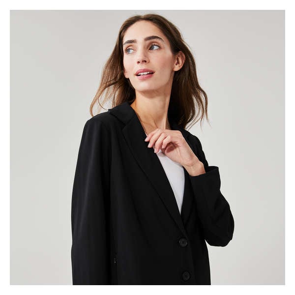 On-the-Go Sporty Blazer - Black