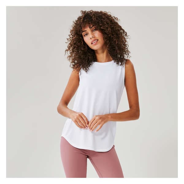 Active Muscle Tank - White
