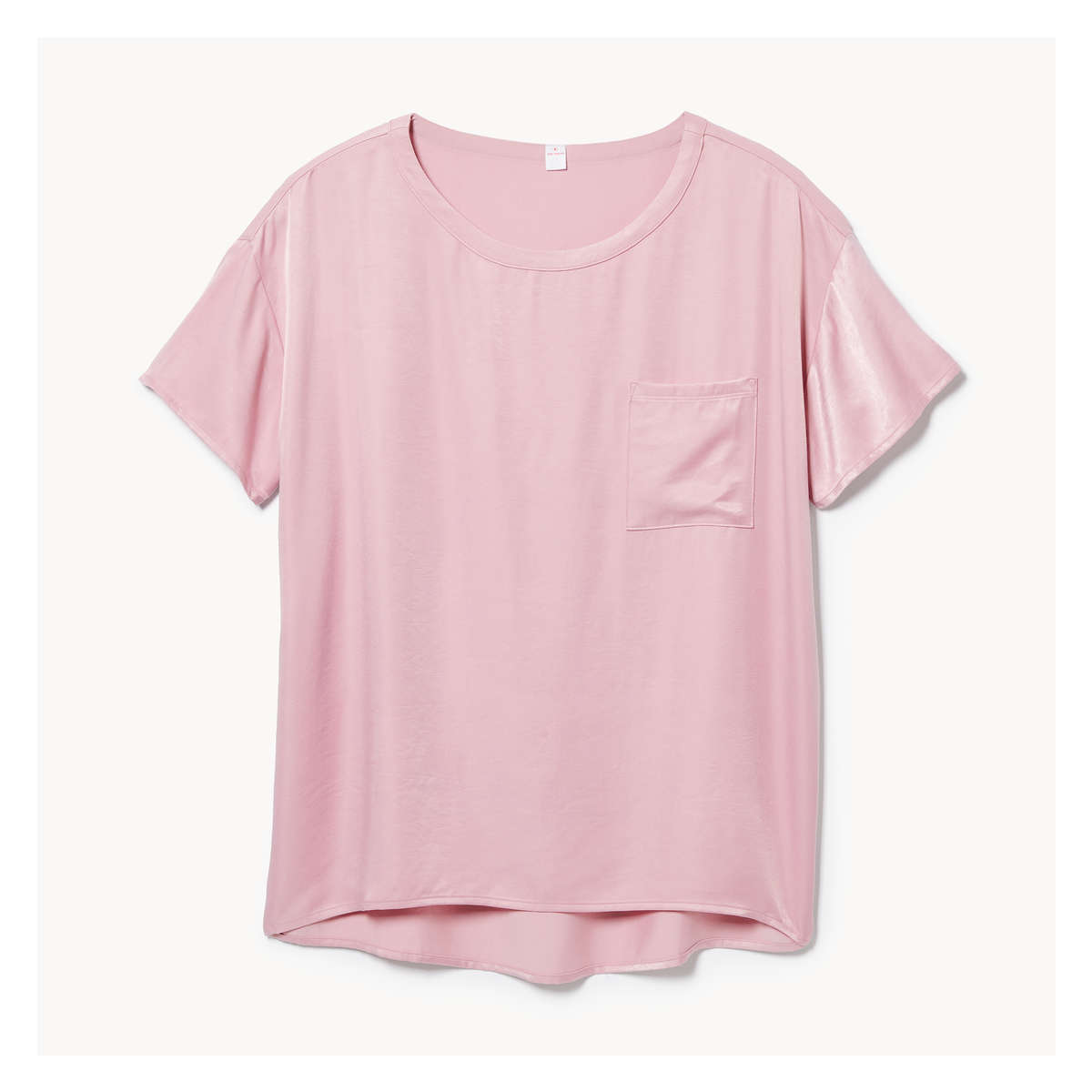 Oversized Sleep T-Shirt in Dusty Rose from Joe Fresh