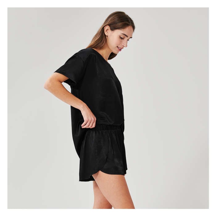 Women's Satin Sleep Short