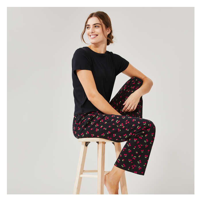 Women's Ultra-Soft Modal Crop Sleep Tee
