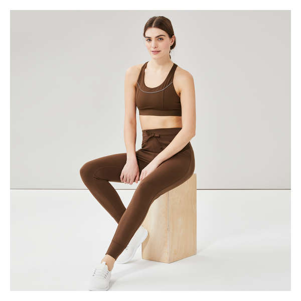 Active High Rise Jogger - Brown
