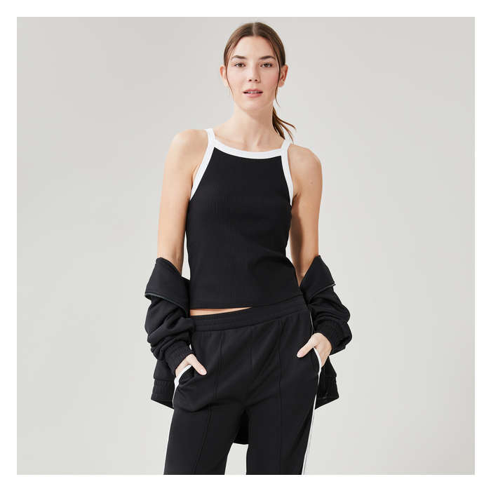 Women's Active Crop Rib Tank