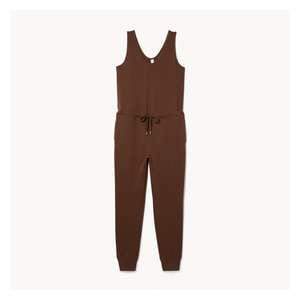 Active Terry Jumpsuit - Brown