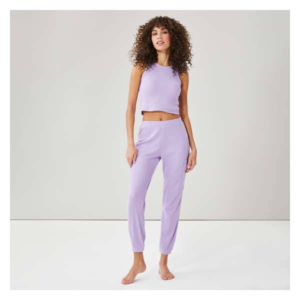 Crop Sleep Tank - Purple